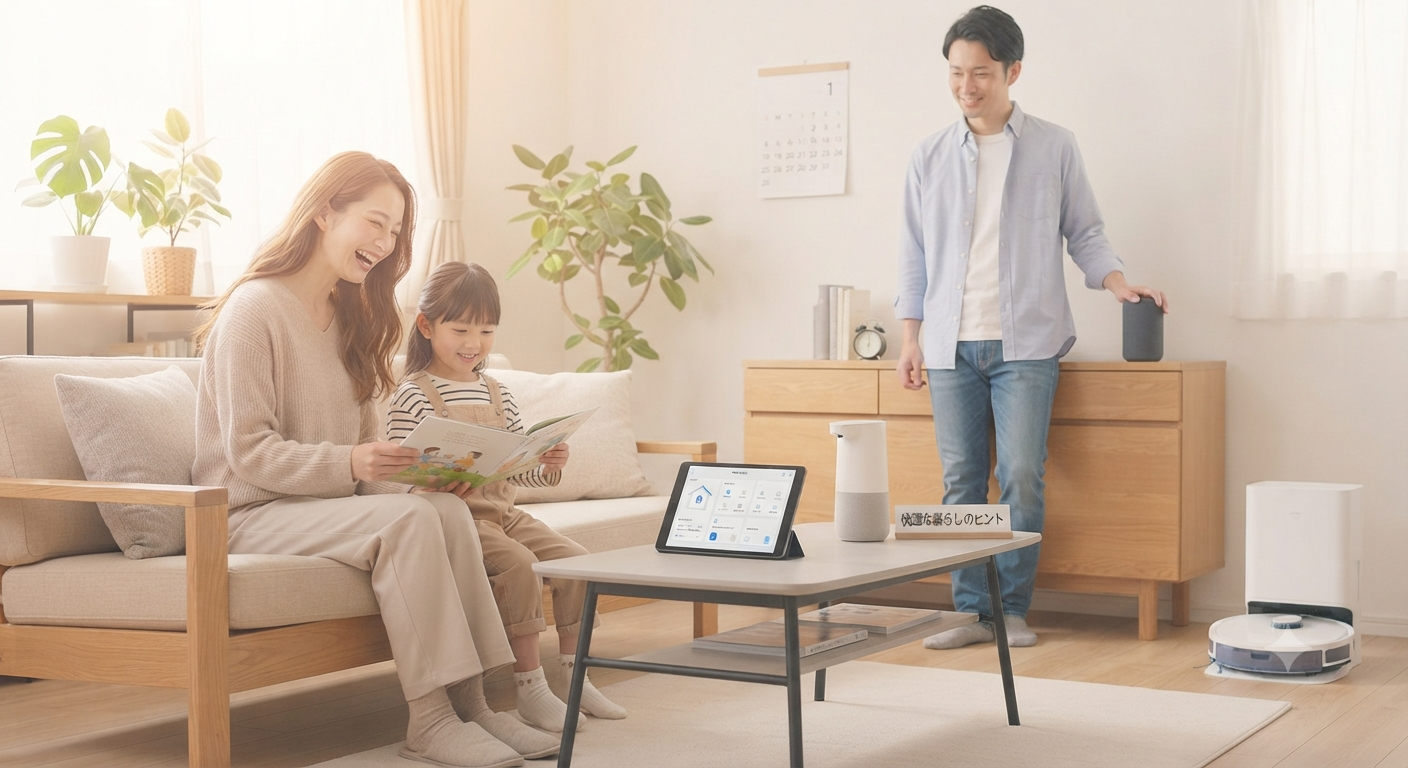 名もなき家事に追われない。共働き世帯が導入すべき最新時短ツールと仕組み化のコツ」